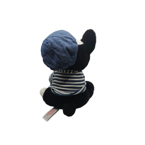 Cuddle Barn Marcel The French Bulldog Plush 10in Puppy Dog Beret Stuffed Toy - Picture 5 of 9